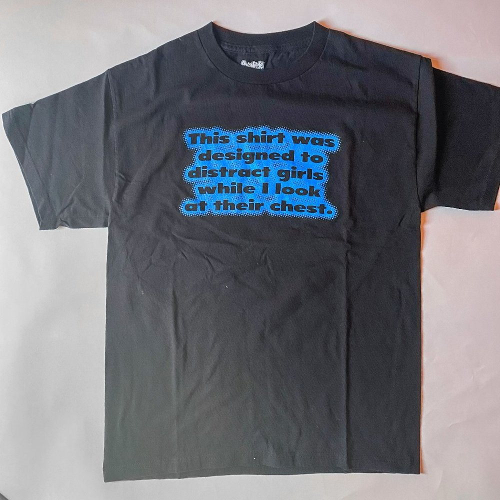 Pun phrase funny tee - This shirt was designed to distract girls while I look